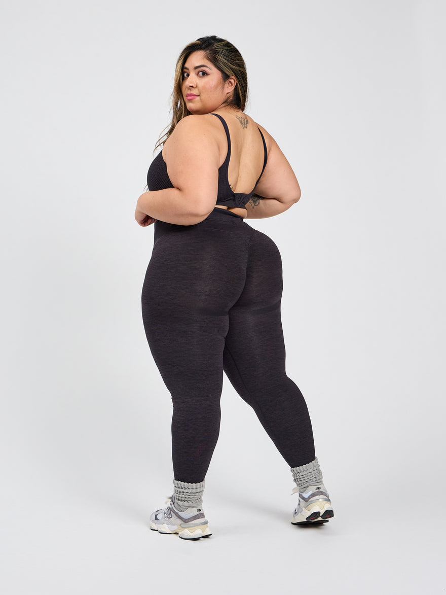 Shape Seamless Sports Bra - Charcoal