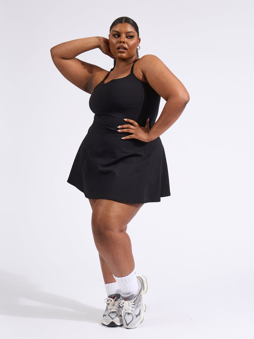 Bend and Snap Dress - Onyx Black