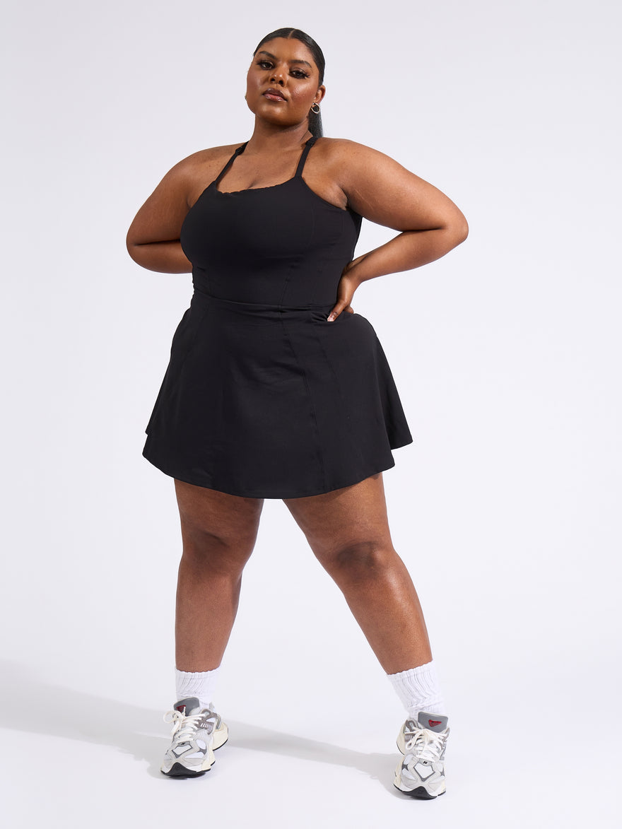 Bend and Snap Dress - Onyx Black