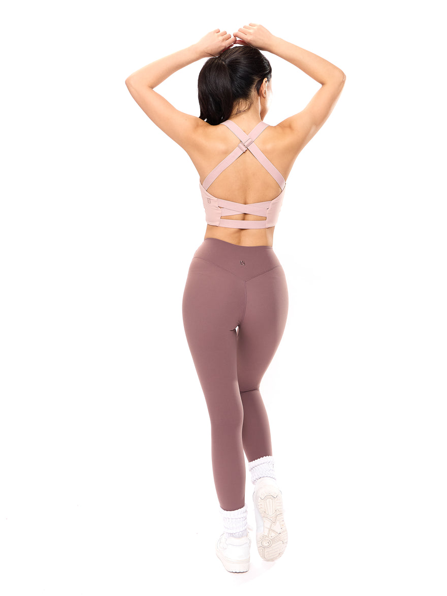 Candy Wrap Sports Bra - Berry Ice