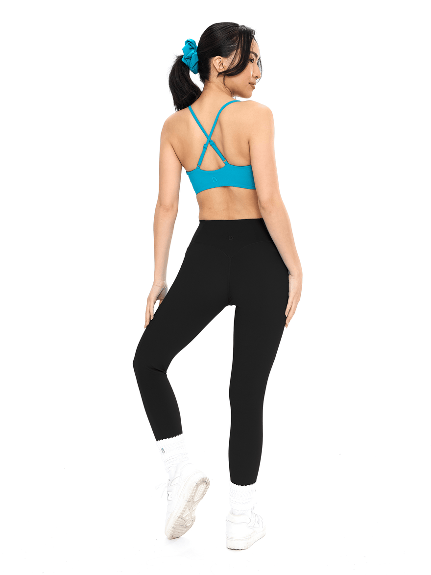 Poshknit Scrunch Pocket Legging - Onyx Black