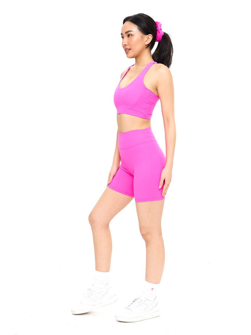 *PREORDER* Rosita Sports Bra - Candy Crush Pink