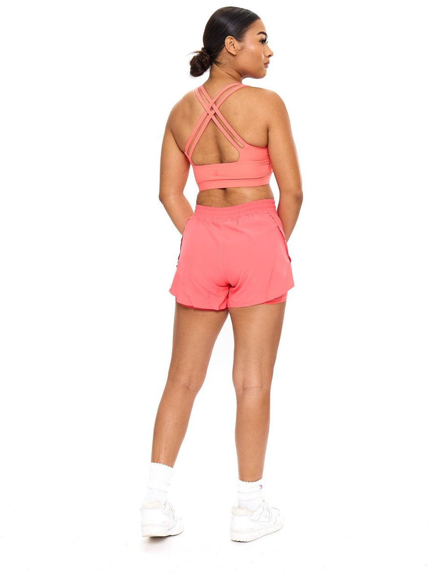 Flirty Flo Short Boyshort - Tequila Sunrise