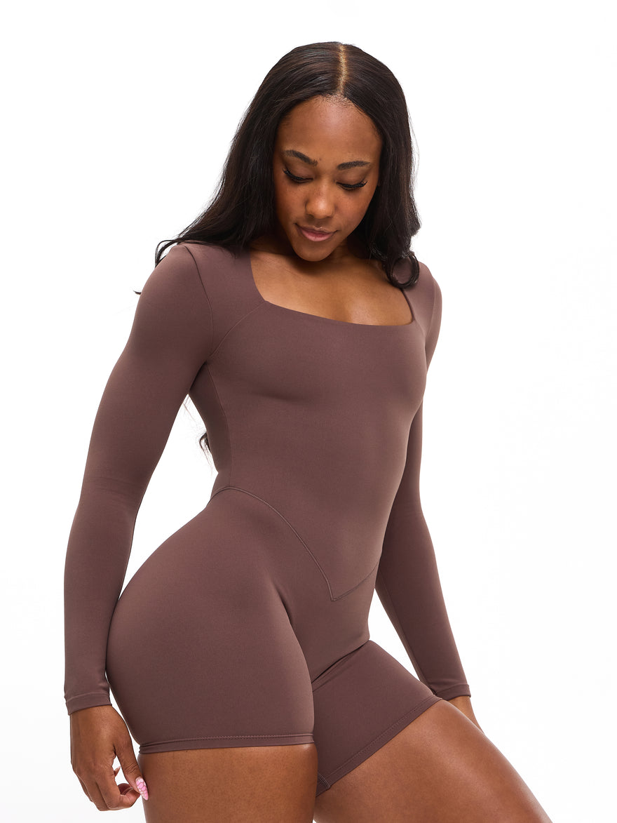 Butter Long Sleeve Bodysuit - Grounds