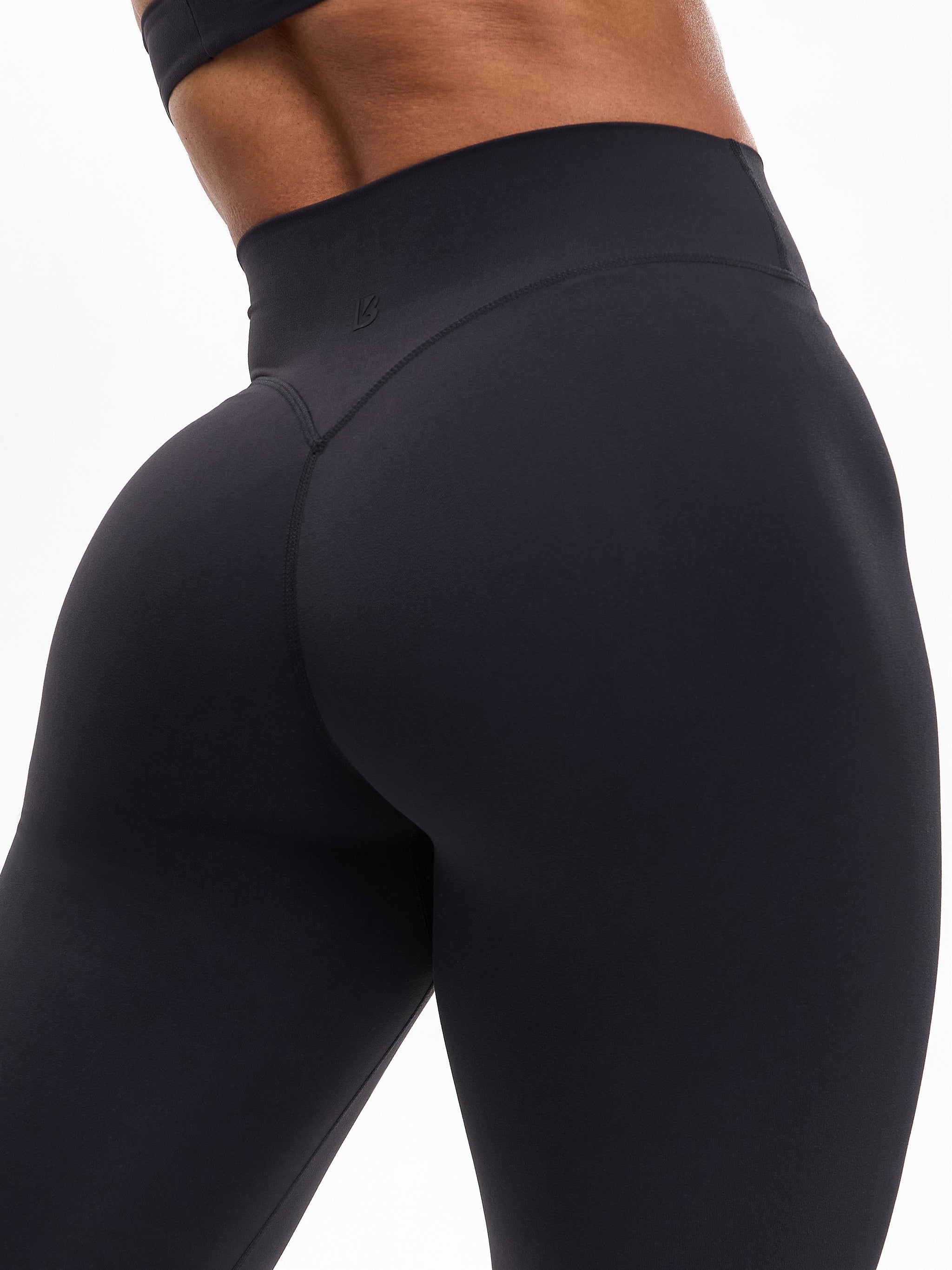 Poshknit Scrunch Legging - Onyx Black