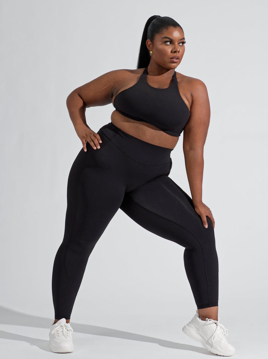 Curve Sports Bra - Onyx Black
