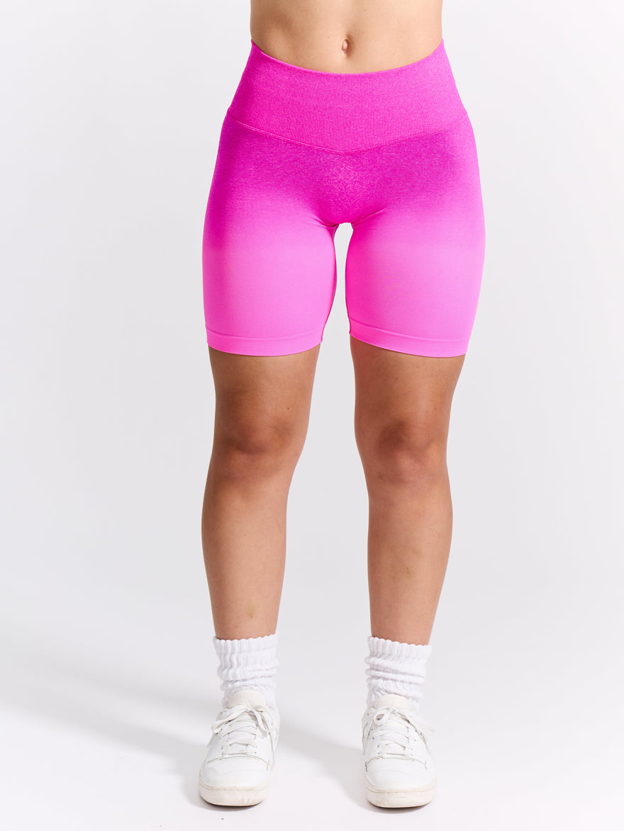 Miracle Seamless Short 6" - Hot Pink Ombre