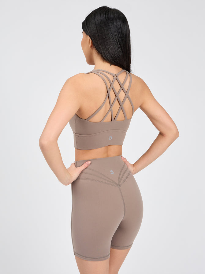 Revolution Sports Bra - Chai Latte Image 4