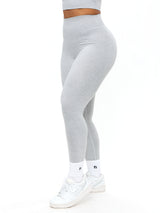 Dream Heathered Legging 26" - Heather Grey