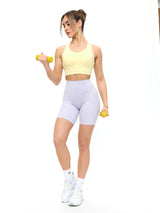 Twilight Dream Heather Sports Bra - Heather Sunbeam
