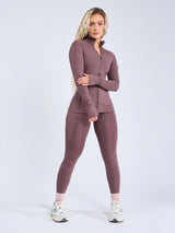 Thumbnail 8 of Colorado Zip Jacket - Mocha Berry, 8 of 15