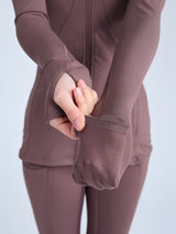 Thumbnail 11 of Colorado Zip Jacket - Mocha Berry, 11 of 15