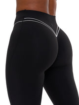 Thumbnail 1 of Aggressive Scrunch Highlight Legging - Onyx Black, 1 of 6