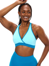 Thumbnail 2 of Reversible RacerBack Sports Bra - Warhead and Cotton Candy, 2 of 7