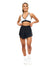 Reversible RacerBack Sports Bra - Onyx Black and White Image 8