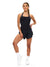 Halo Halter Tank - Onyx Black Image 2