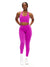 Aggressive Scrunch Highlight Legging - Grape Juice Image 4