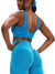 Scoop Seamless Sports Bra - Warhead Image 2
