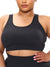 Scoop Seamless Sports Bra - Charcoal Image 2