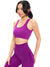Scoop Seamless Sports Bra - Grape Juice Image 2