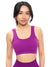 Scoop Seamless Sports Bra - Grape Juice Image 0