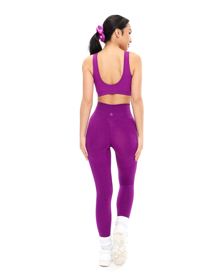 Miracle Seamless Legging - Grape Juice Image 5