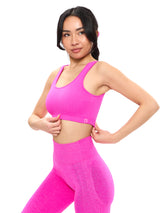 Thumbnail 4 of Scoop Seamless Sports Bra - Hard Candy, 4 of 6