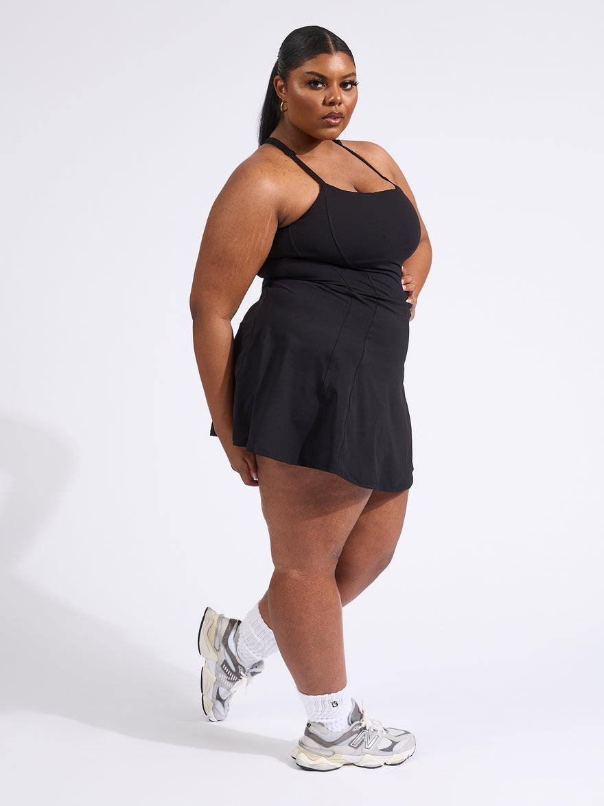 Bend and Snap Dress - Onyx Black