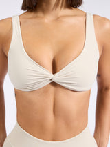 Thumbnail 7 of Twisted Sports Bra - Bone, 7 of 7