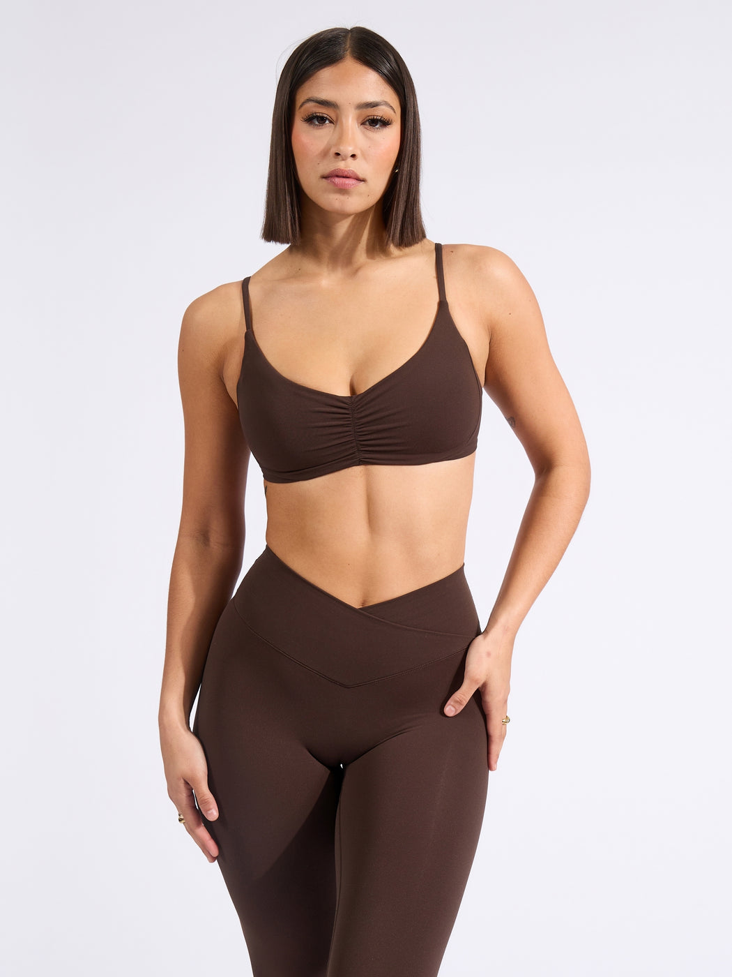 Buttercup Sports Bra - Cold Brew