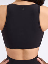 Thumbnail 4 of Twisted Curve Sports Bra - Onyx Black, 4 of 6