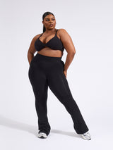 Thumbnail 1 of Twisted Curve Sports Bra - Onyx Black, 1 of 6