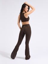 Thumbnail 3 of Twisted Curve Sports Bra - Cold Brew, 3 of 8