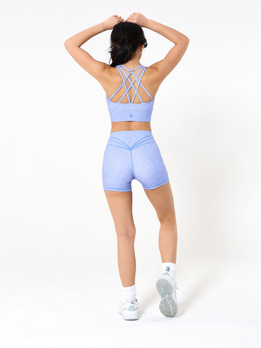 Revolution Sports Bra - Azul Bossy Print