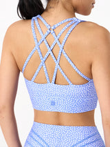 Thumbnail 5 of Revolution Sports Bra - Azul Bossy Print, 5 of 6