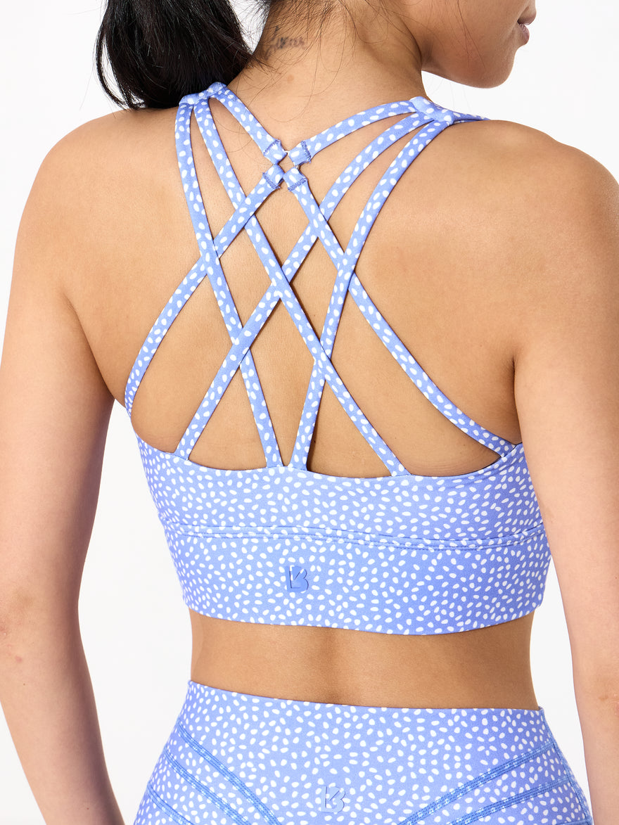 Revolution Sports Bra - Azul Bossy Print