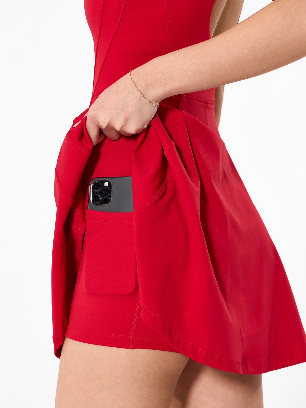 Bend and Snap Dress - Lipstick Red