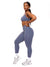 Candid Cross Waist Legging - Barista Blue Image 3