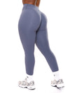 Candid Cross Waist Legging - Barista Blue