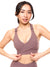 Candy Wrap Sports Bra - Mocha Berry Image 2