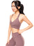 Candy Wrap Sports Bra - Mocha Berry Image 3