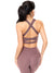 Candy Wrap Sports Bra - Mocha Berry Image 4