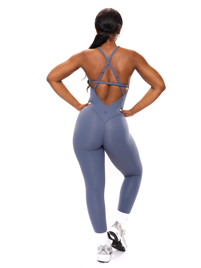 Corset Bodysuit - Barista Blue Image 3