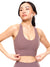 Rosa Sports Bra - Mocha Berry Image 0