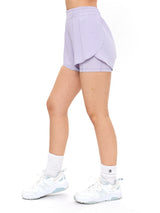 Flirty Flo Short Boyshort - Lavender Smoke