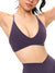 Girlfriend Reversible Sports Bra - Hush Berry and Purple Shadow Image 3