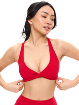 Thumbnail 7 of Glow Sports Bra - Lipstick Red, 7 of 7