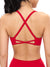 Glow Sports Bra - Lipstick Red Image 2