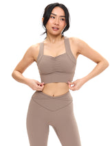 Thumbnail 5 of Bloom Sports Bra - Chai Latte, 5 of 5