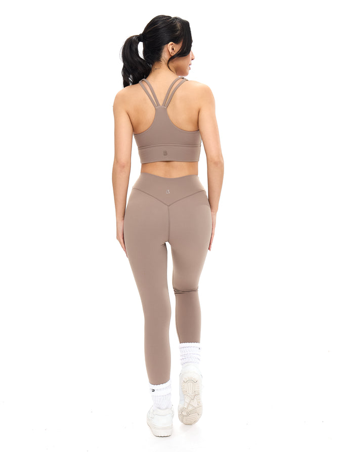 Bloom Sports Bra - Chai Latte Image 3